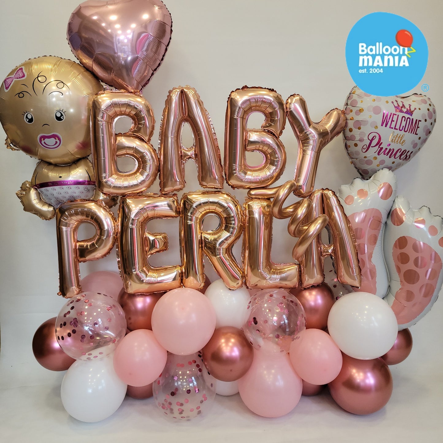 CHROME NEWBORN ORGANIC ARRANGEMENT