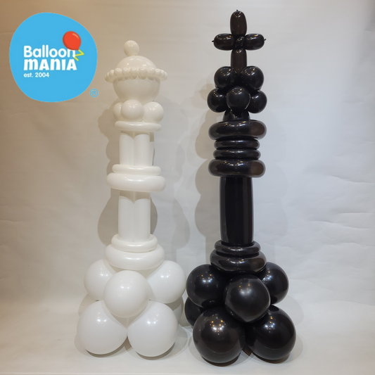 CHESS QUEEN AND KING BALLOON