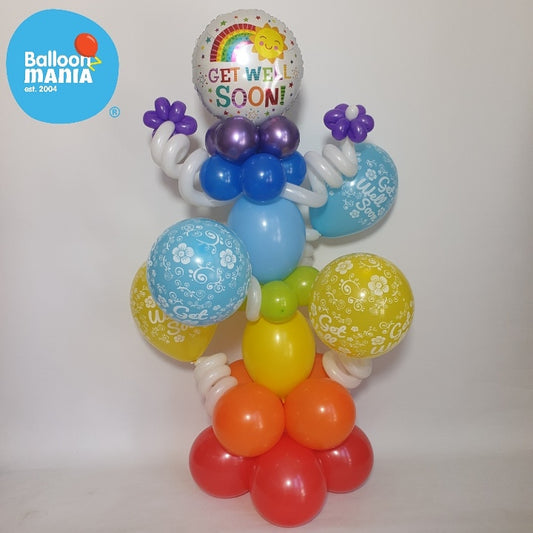 GET WELL SOON BALLOON STAND