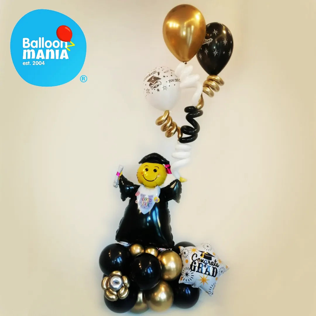 SIMPLE GRAD BALLOON ARRANGEMENT