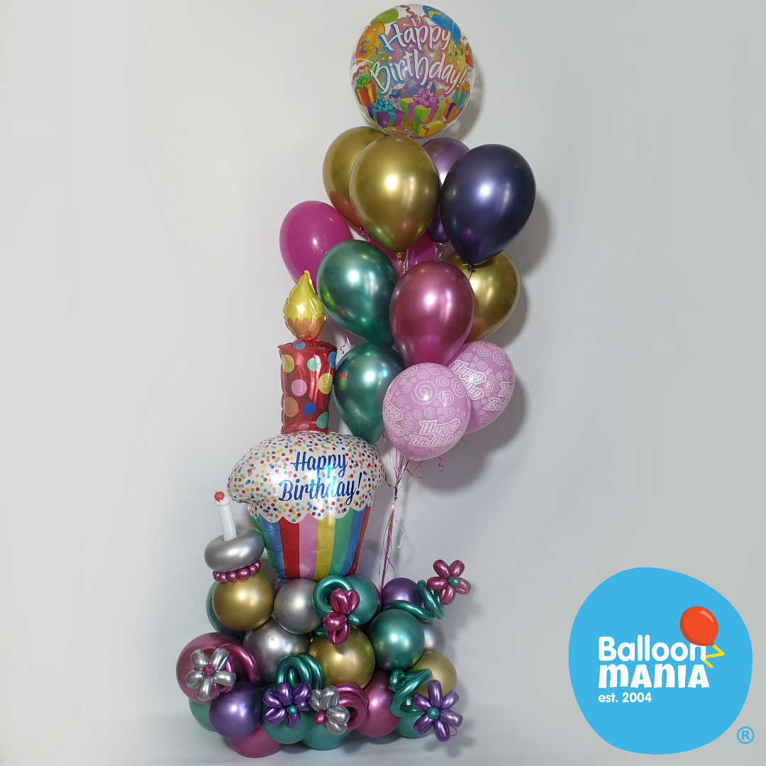 CUPCAKE BIRTHDAY ARRANGEMENT