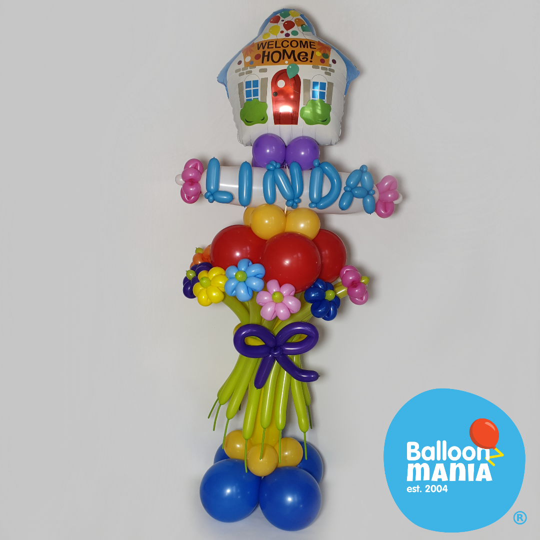 WELCOME BACK HOME BALLOON ARRANGEMENT