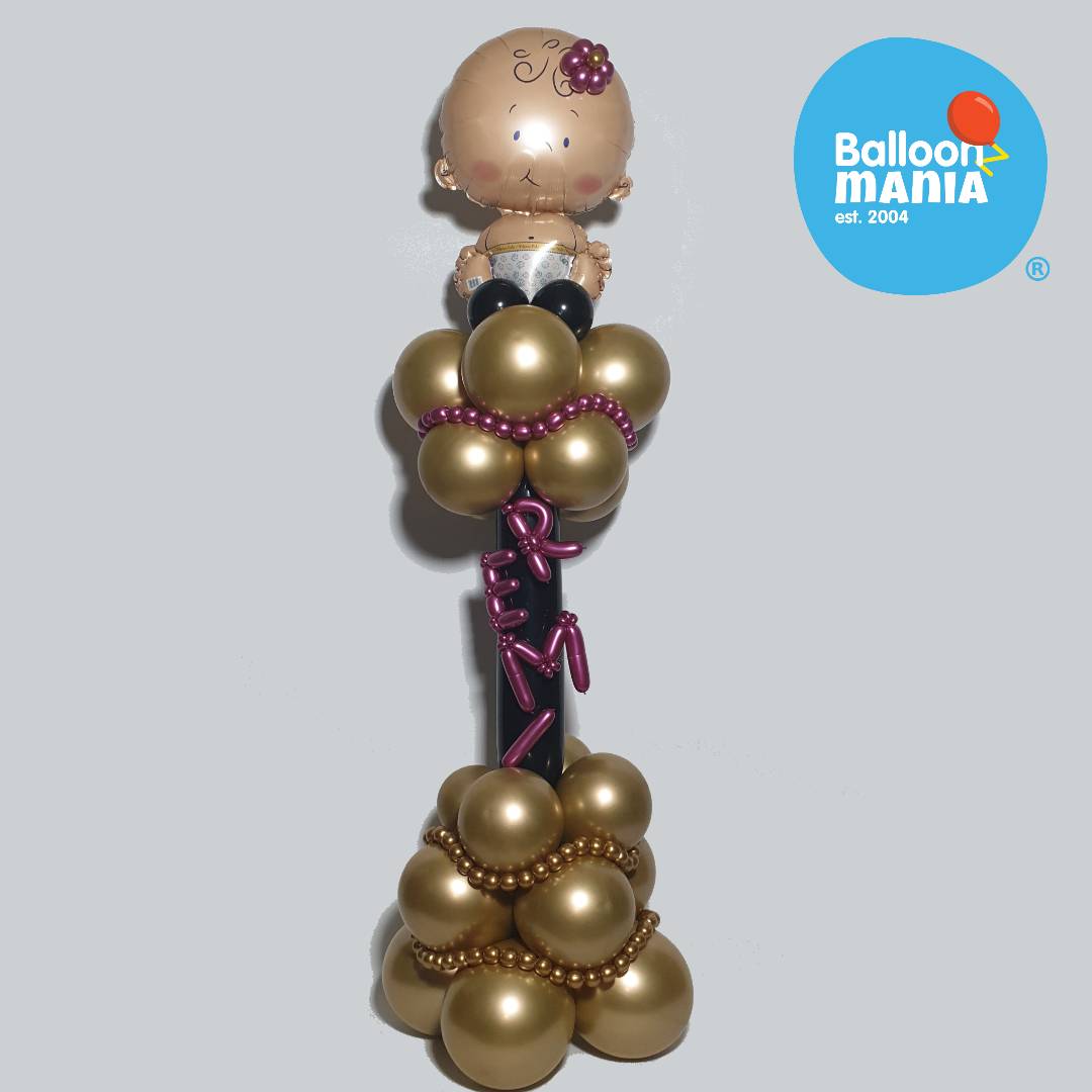 NEWBORN BALLOON STAND WITH NAME